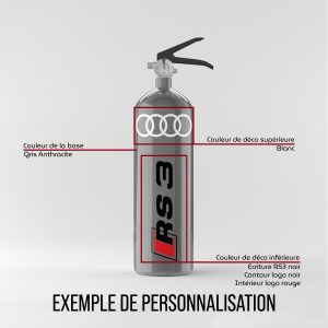 Extincteur personnalisable Audi RS3 – Image 4