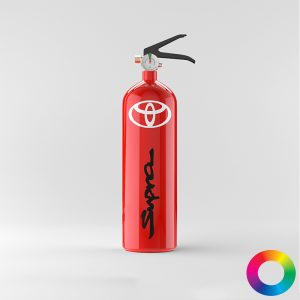 Extincteur personnalisable Toyota Supra