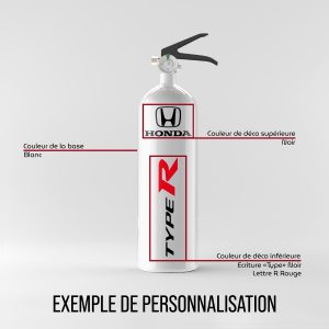 Extincteur personnalisable Honda Type R – Image 4