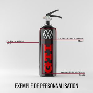 Extincteur personnalisable Volkswagen GTI – Image 4